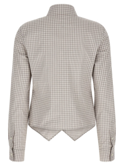 Maison Margiela Beige Cotton Blouse