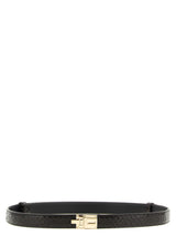 Ceinture classique Tom Ford en cuir de veau marron