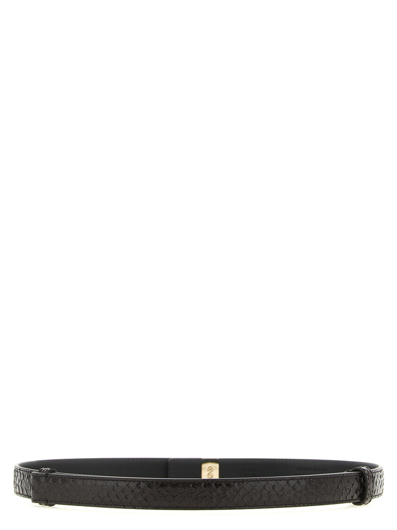 Tom Ford Brown Calfskin Regular Belt