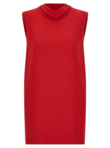 Robe courte en soie multicolore Valentino Garavani
