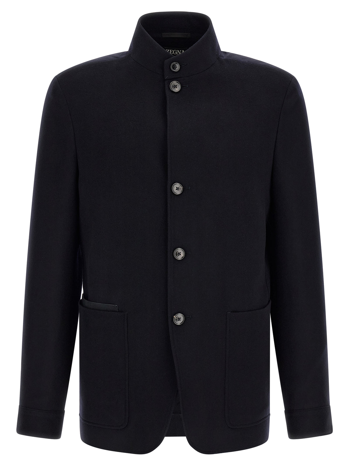 Veste longue ZEGNA en cachemire bleu