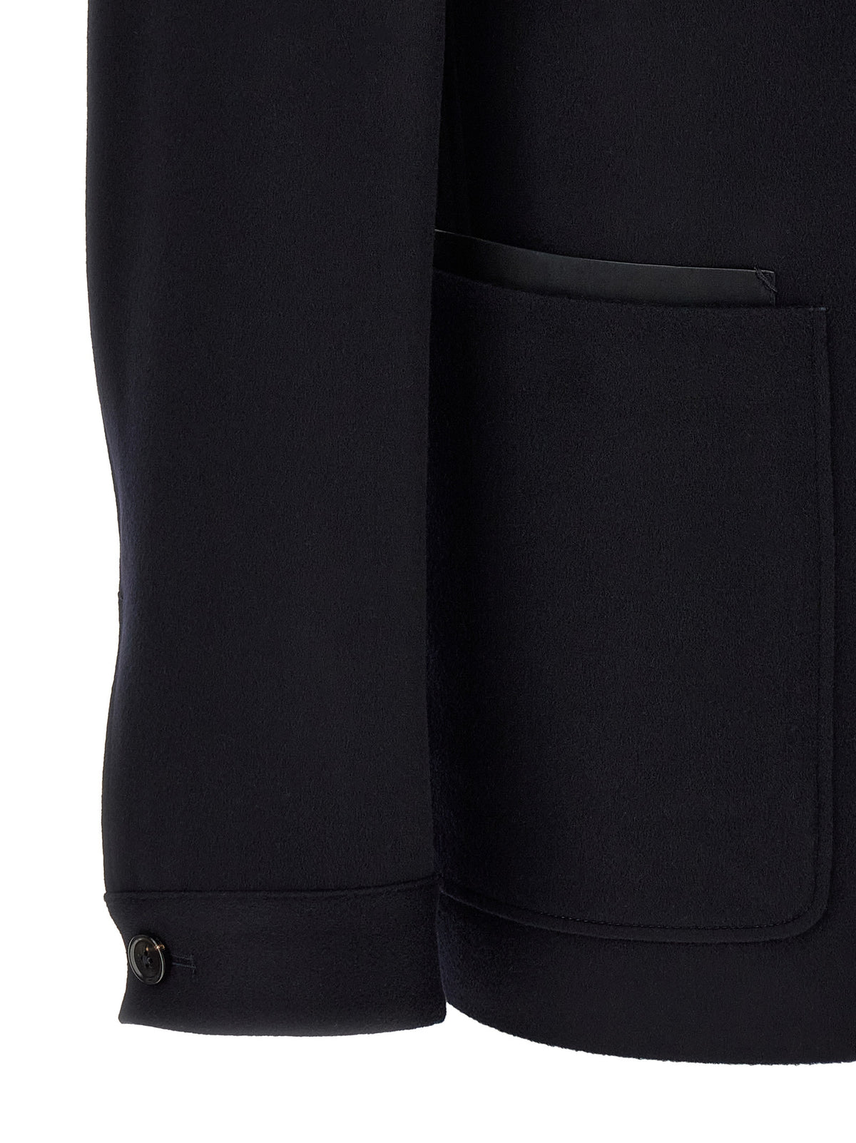 Veste longue ZEGNA en cachemire bleu