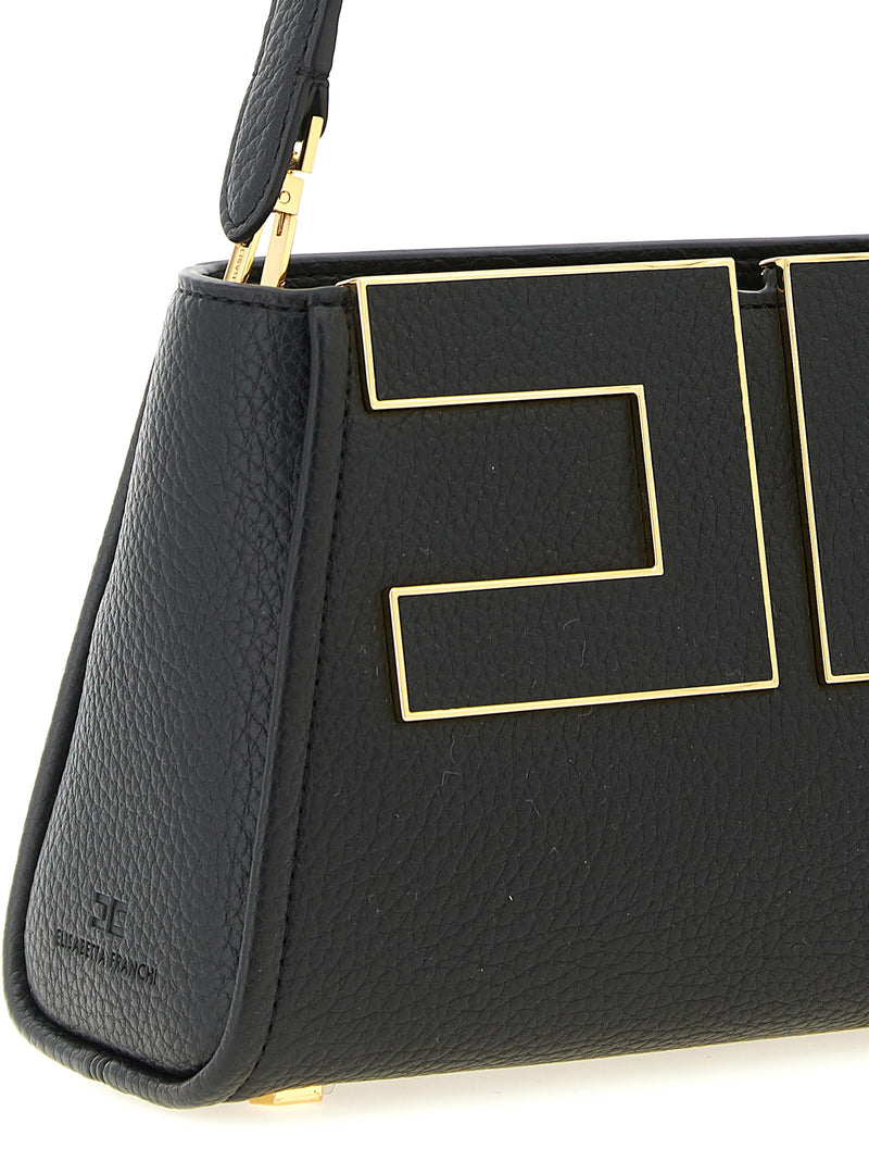 Elisabetta Franchi Black Polyester Handbag