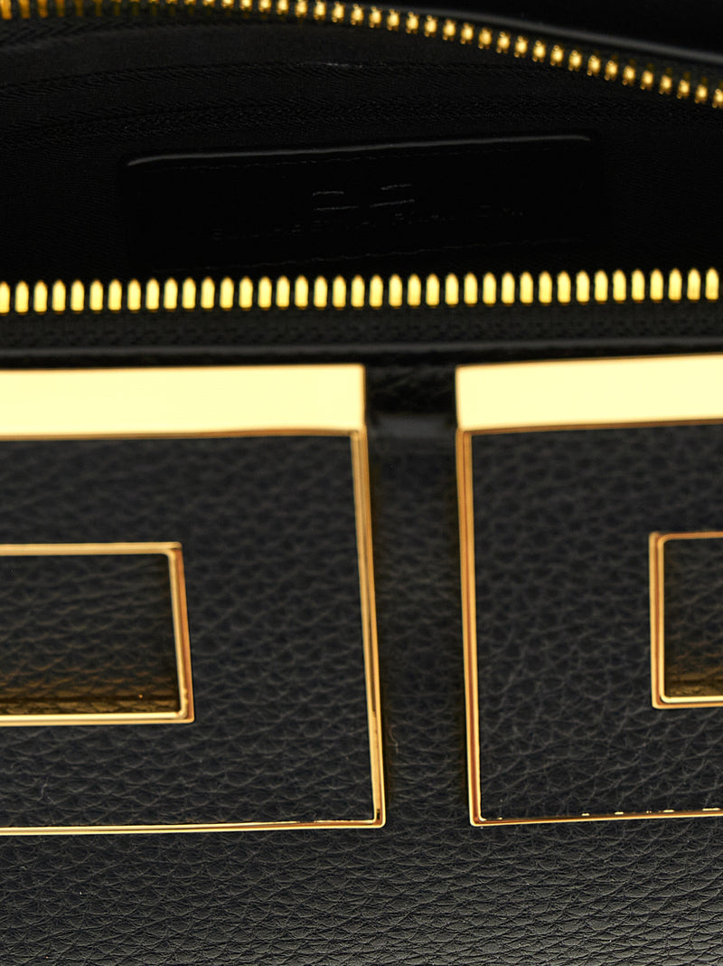 Elisabetta Franchi Black Polyester Handbag