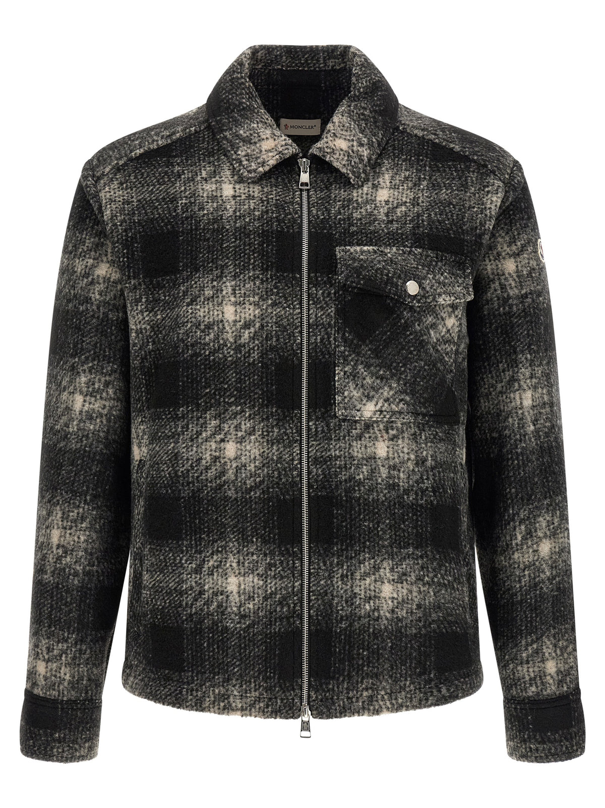 Chemisier Moncler gris en polyester