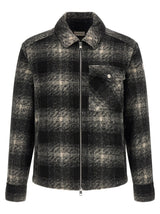 Chemisier Moncler gris en polyester
