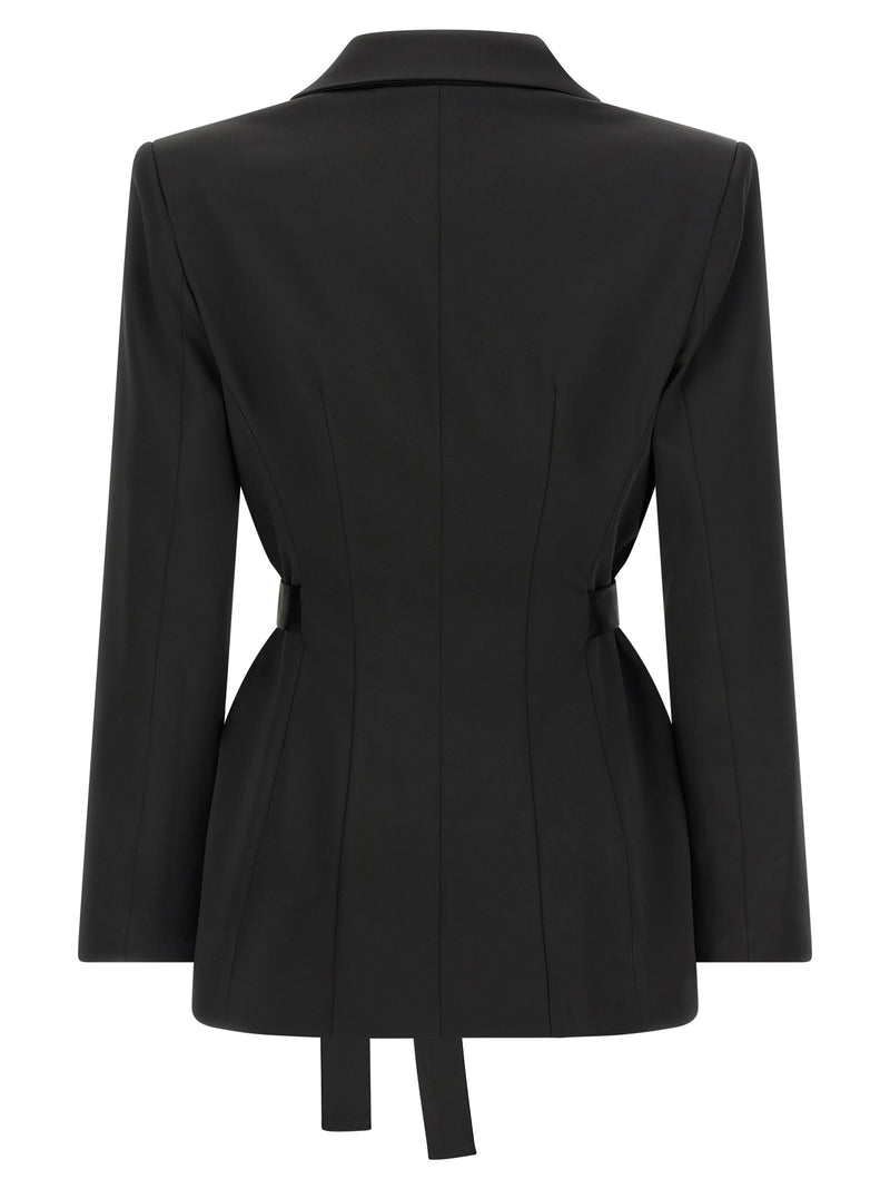 Elisabetta Franchi Black Polyester Blazer