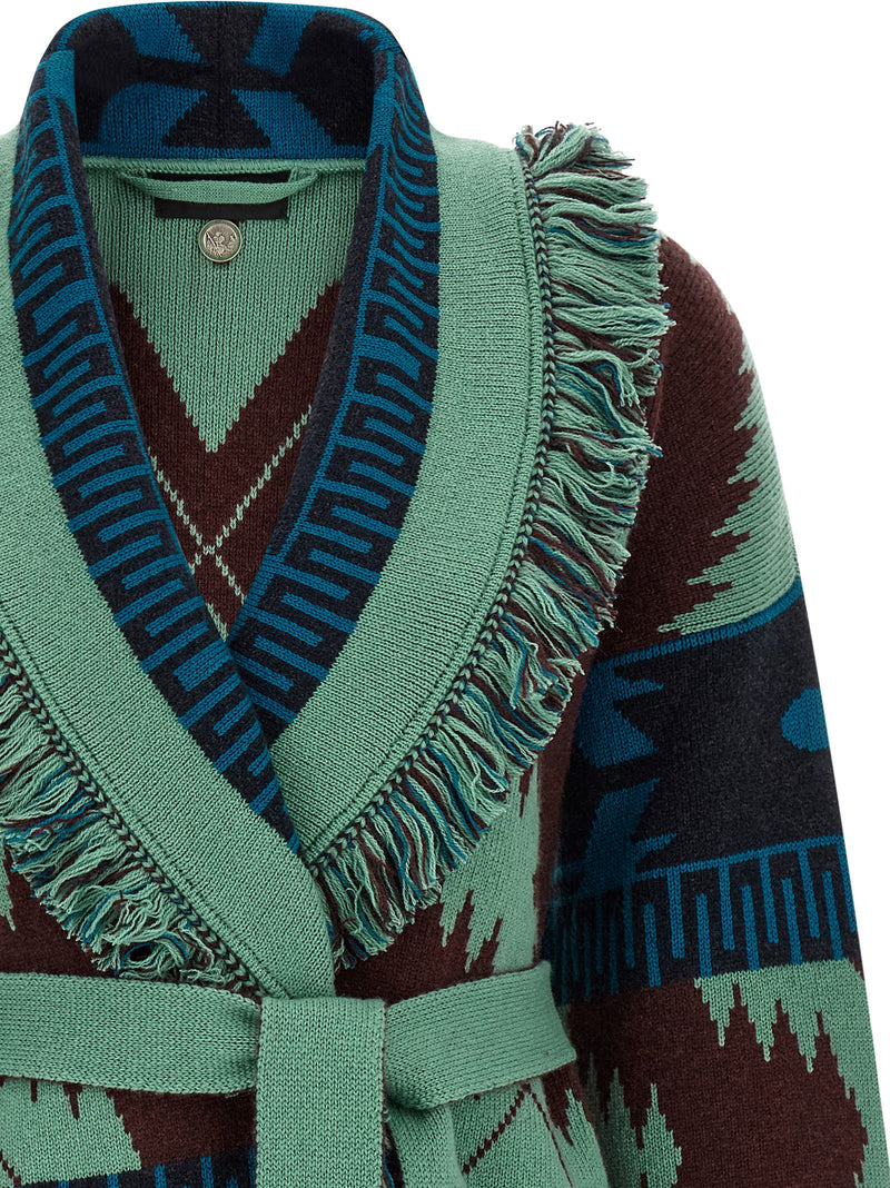 Alanui Multicolor Cashmere Cardigan