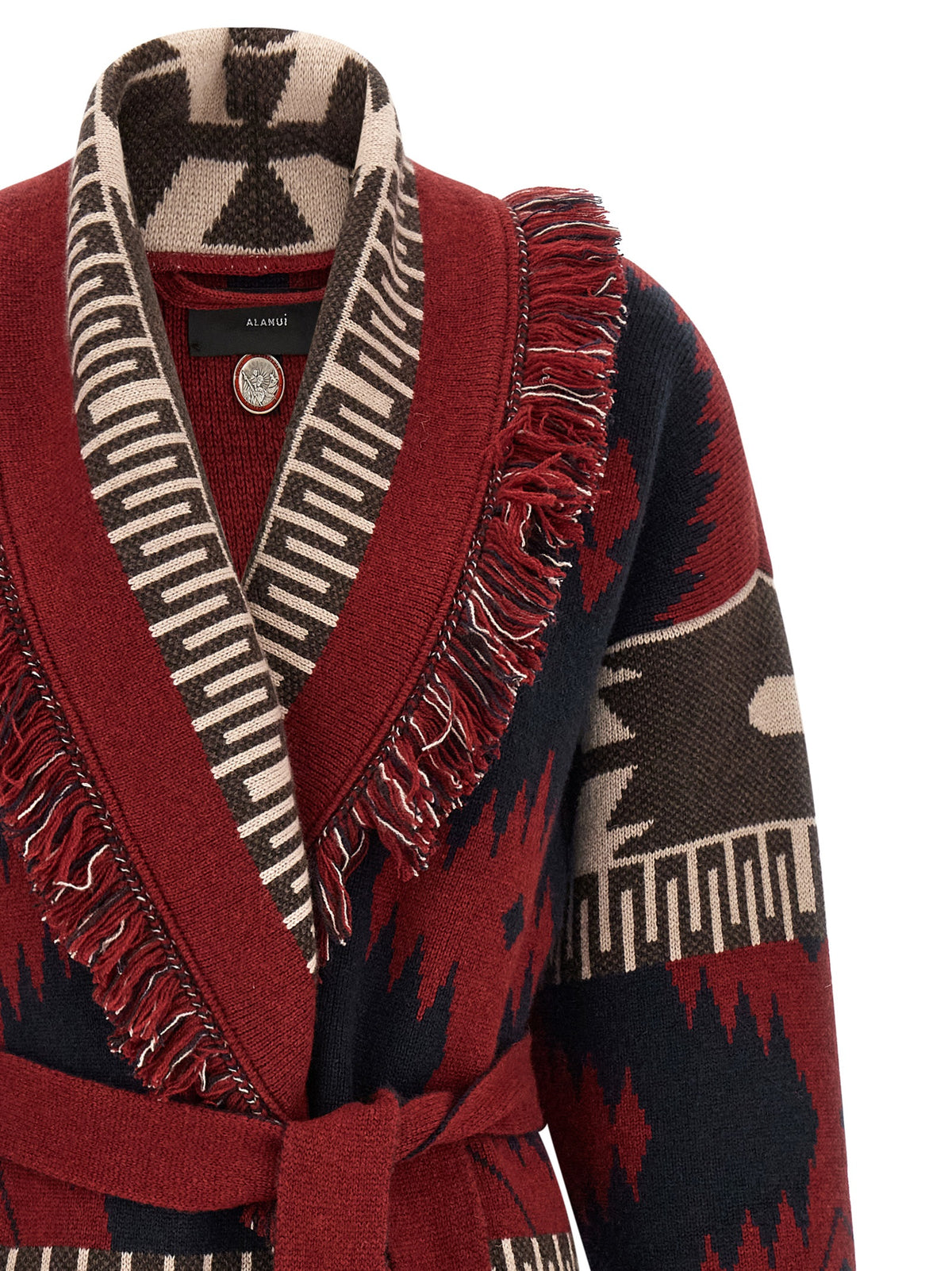 Cardigan en cachemire multicolore Alanui
