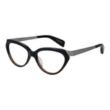 Monture de lunettes œil-de-chat noires unisexe Yohji Yamamoto
