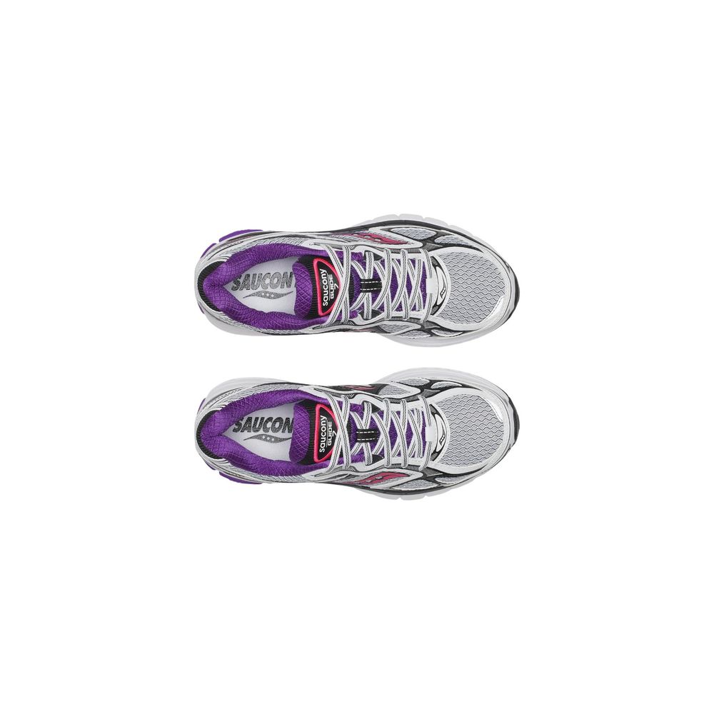 Baskets de sport synthétiques blanches Saucony
