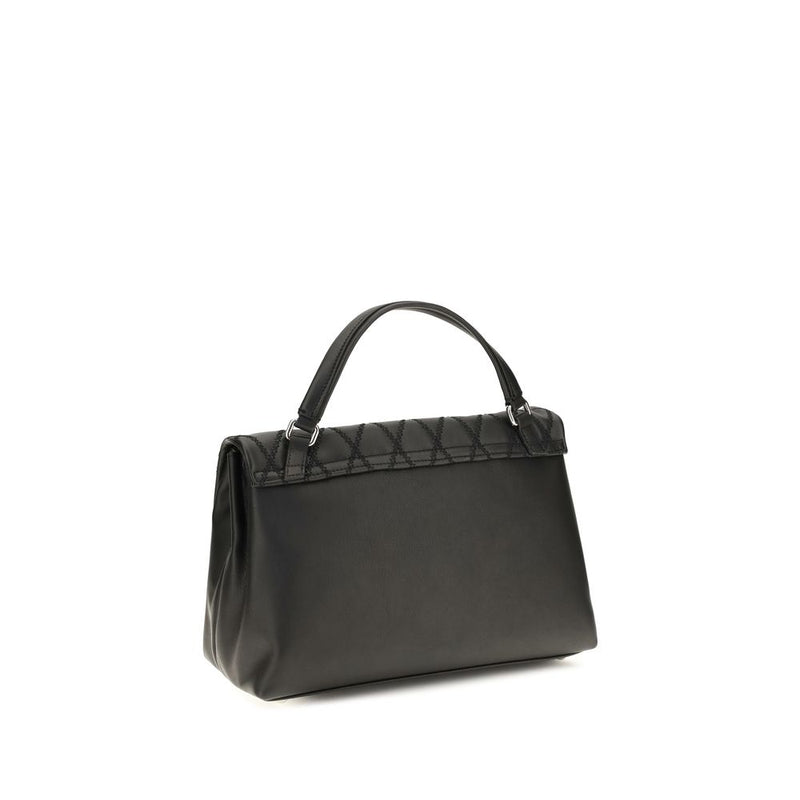 Zanellato Black Calf Leather Bos Taurus Shoulder Bag