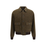 Blouson aviateur Valstar bicolore en laine Oves Aries