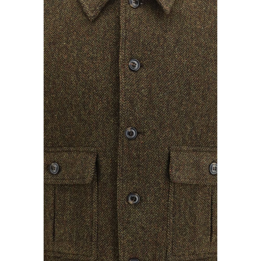 Blouson aviateur Valstar bicolore en laine Oves Aries