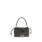 Fendi Black Calf Leather Bos Taurus Shoulder Bag