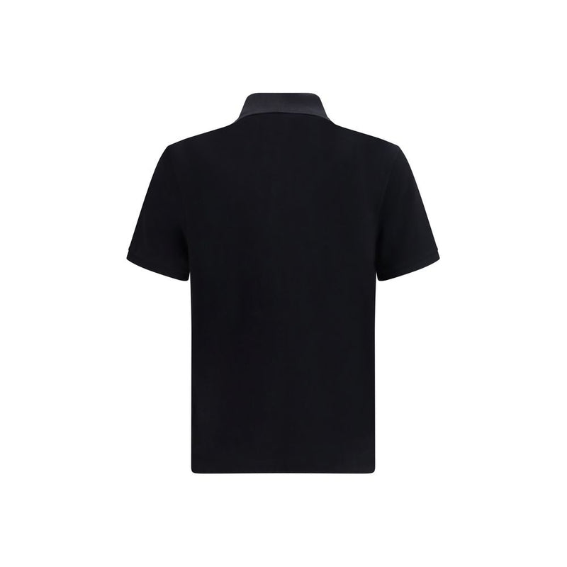 Moose Knuckles Black Cotton Polo Shirt