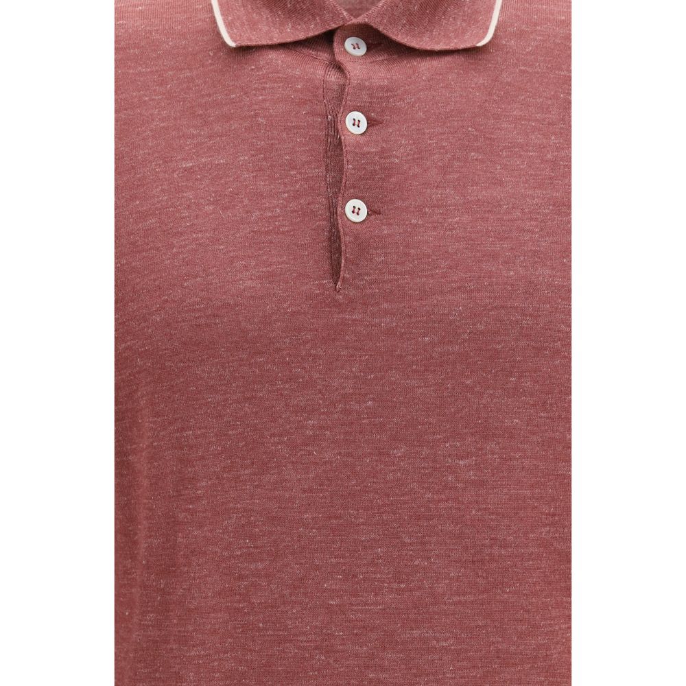Chemise habillée en cachemire Brunello Cucinelli Bordeaux