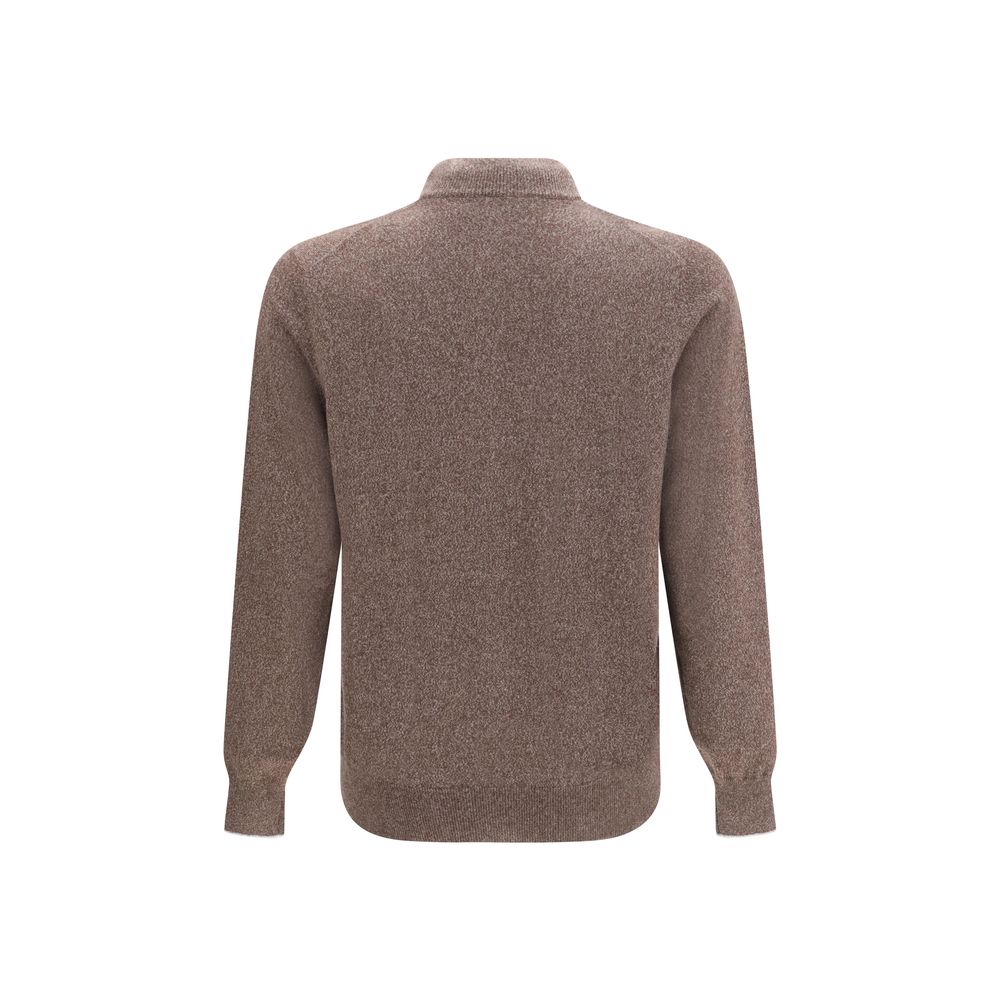 Brunello Cucinelli Cardigan en Cachemire Marron