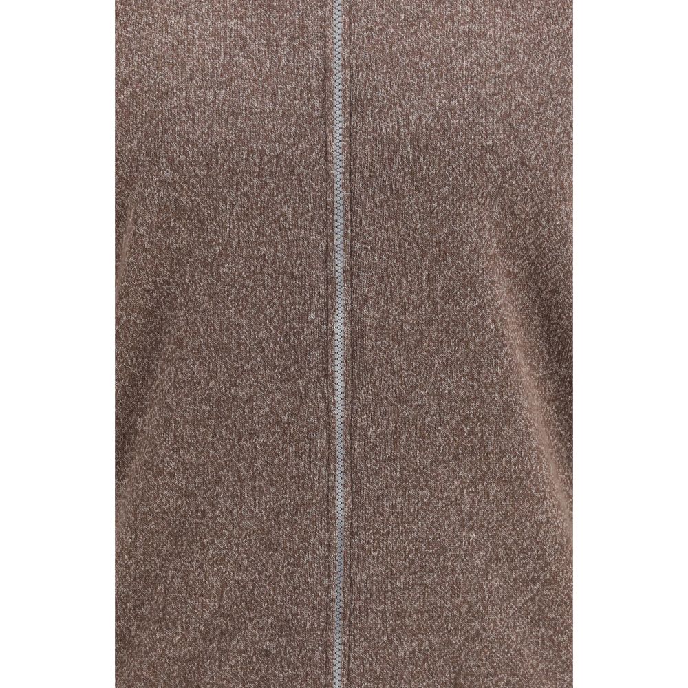 Brunello Cucinelli Cardigan en Cachemire Marron