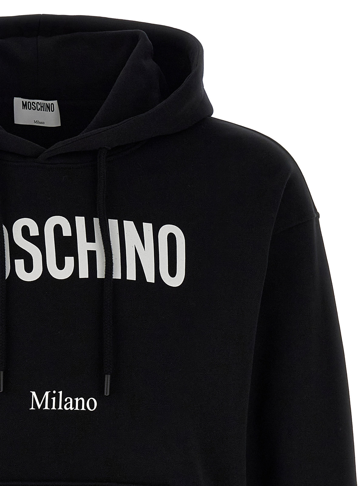 Sweat-shirt Moschino en coton noir