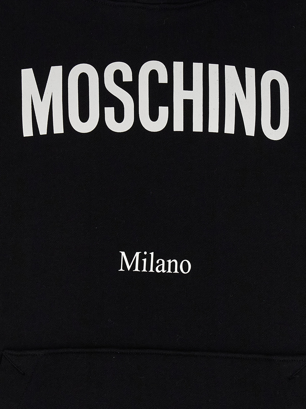 Sweat-shirt Moschino en coton noir