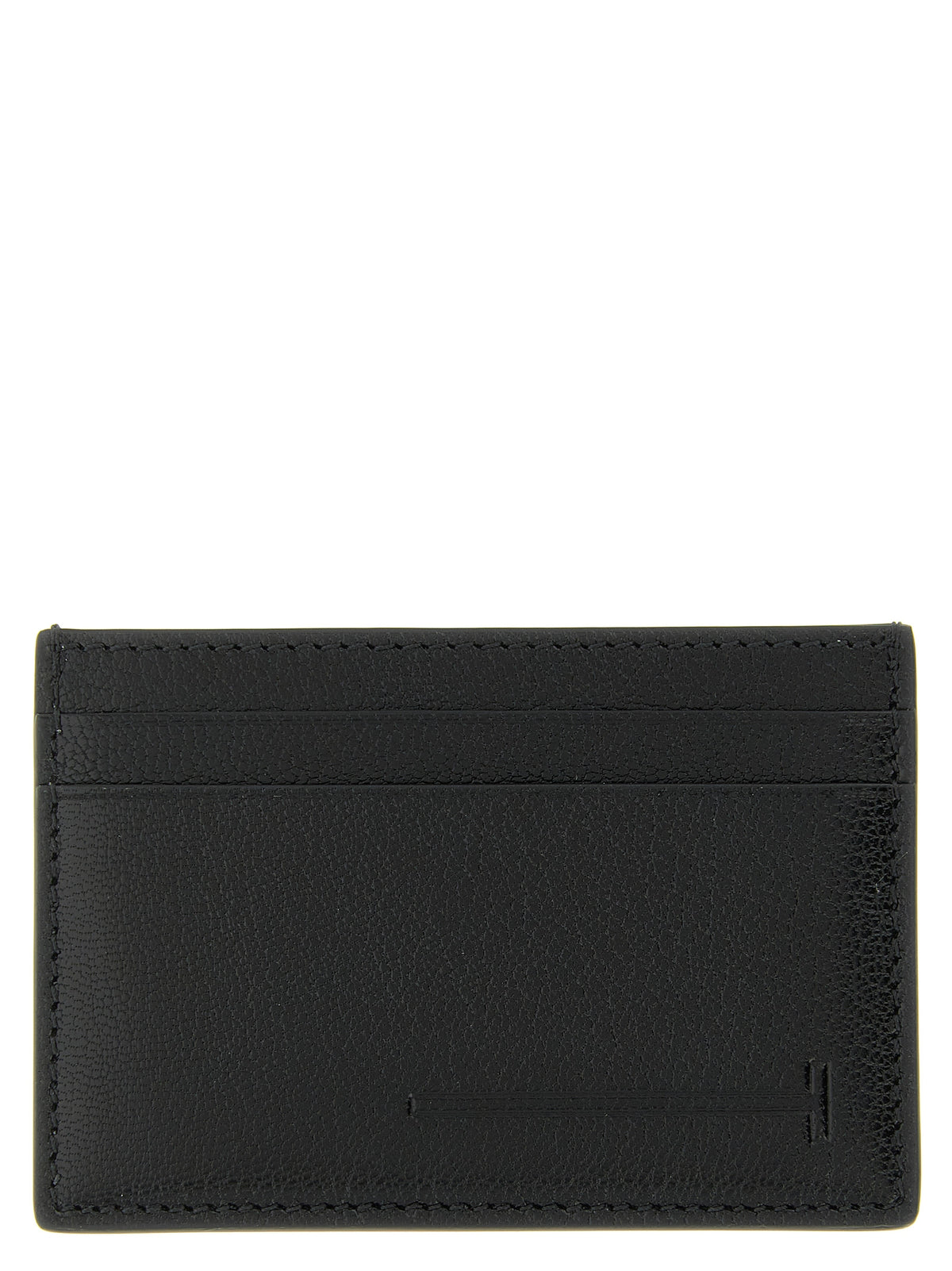 Porte-cartes Tom Ford en cuir de chèvre noir