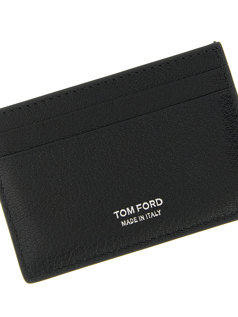 Tom Ford Black Goatskin Cardholder
