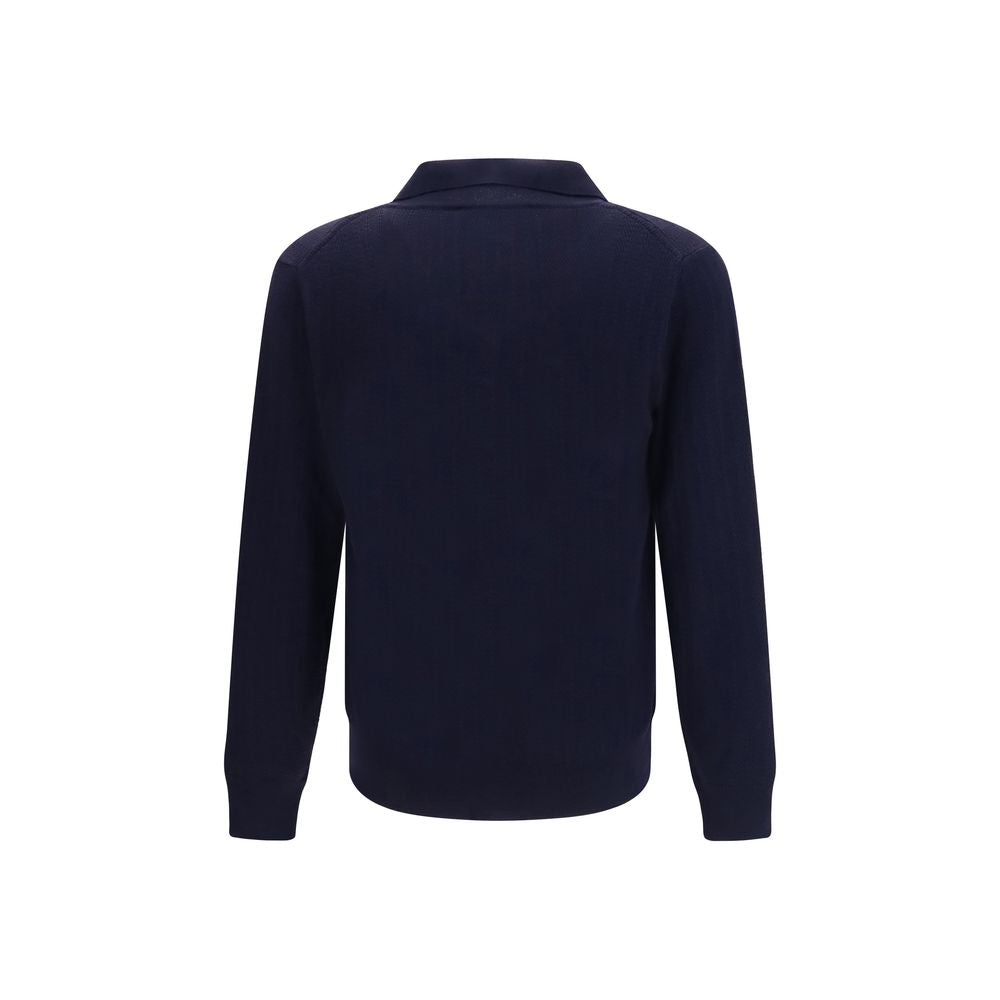 Sweat-shirt Brooksfield en laine bleue Oves Aries
