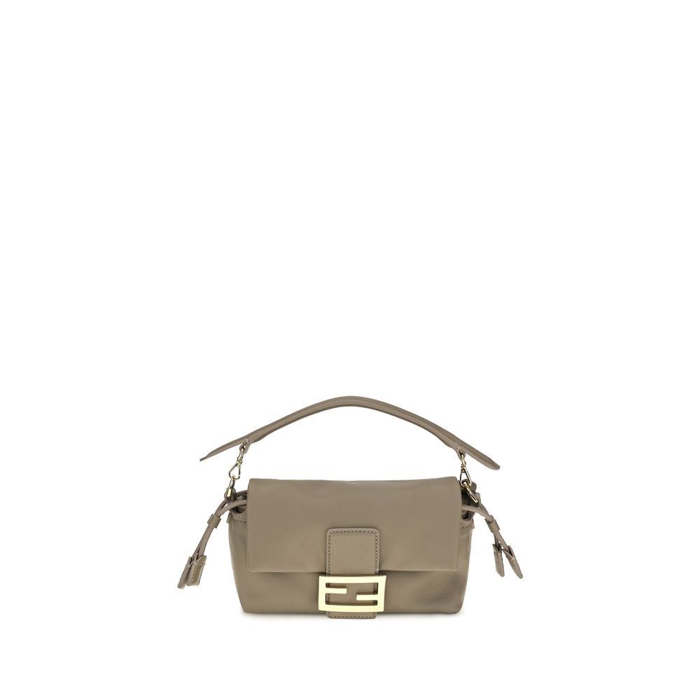 Sac bandoulière Fendi beige en agneau Ovis Aries