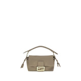 Sac bandoulière Fendi beige en agneau Ovis Aries