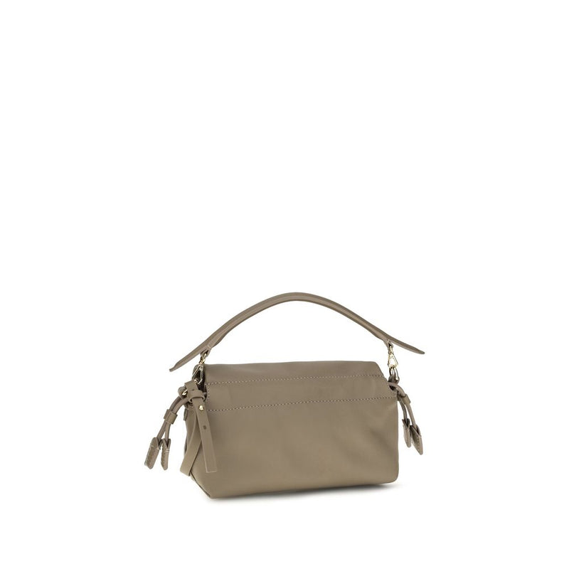 Fendi Beige Lamb Ovis Aries Aries Shoulder Bag