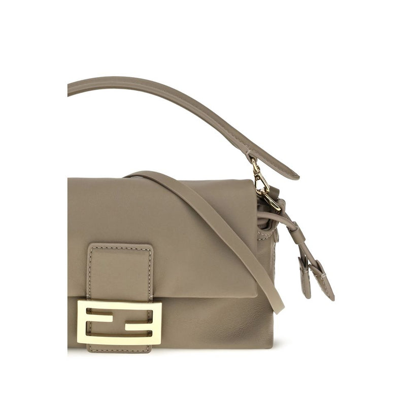 Fendi Beige Lamb Ovis Aries Aries Shoulder Bag