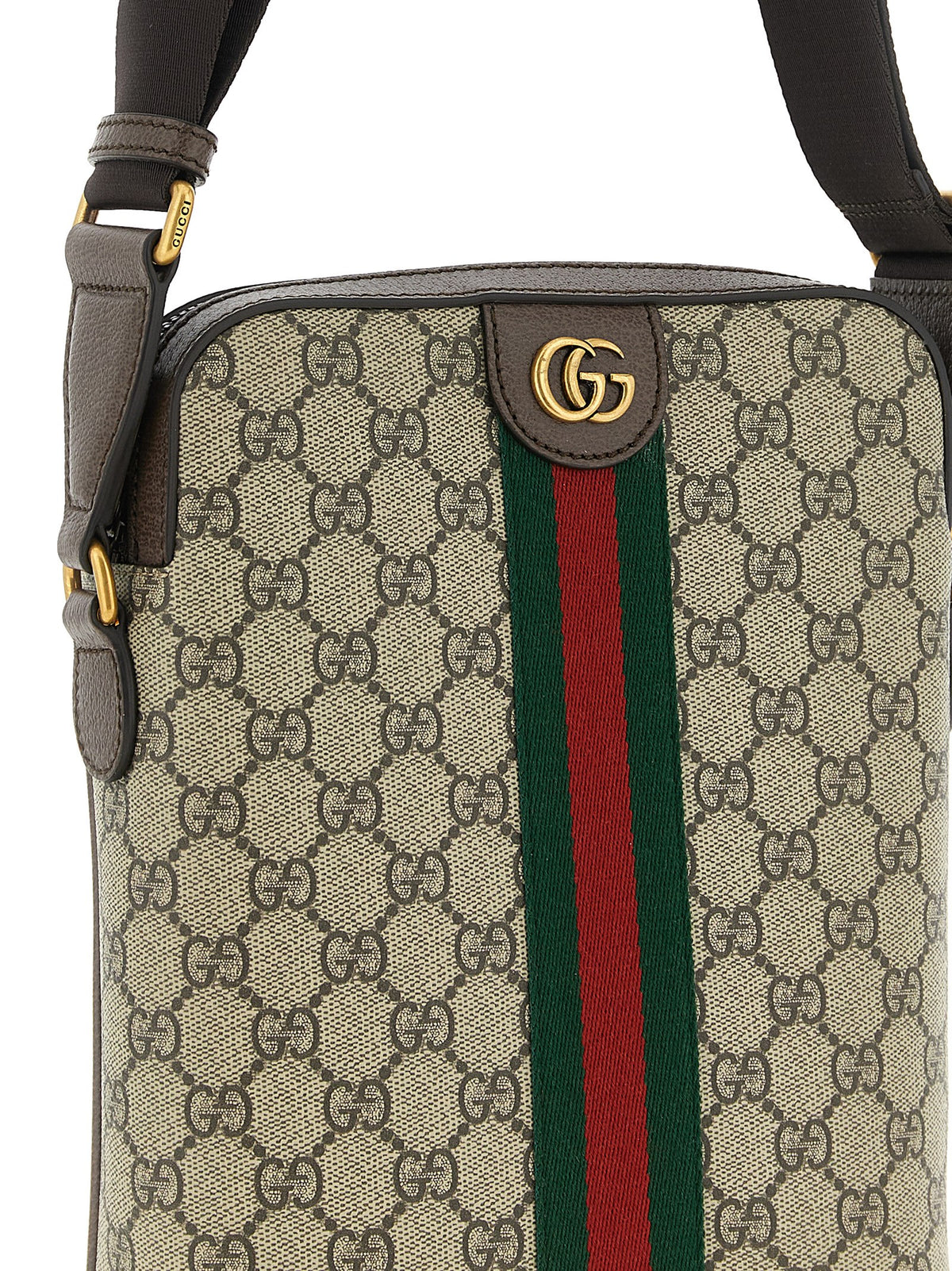 Sac bandoulière Gucci beige en polyéthylène