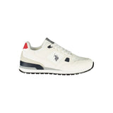U.S. POLO ASSN. Baskets blanches en polyuréthane pour hommes