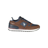 U.S. POLO ASSN. Baskets marron en polyuréthane pour homme