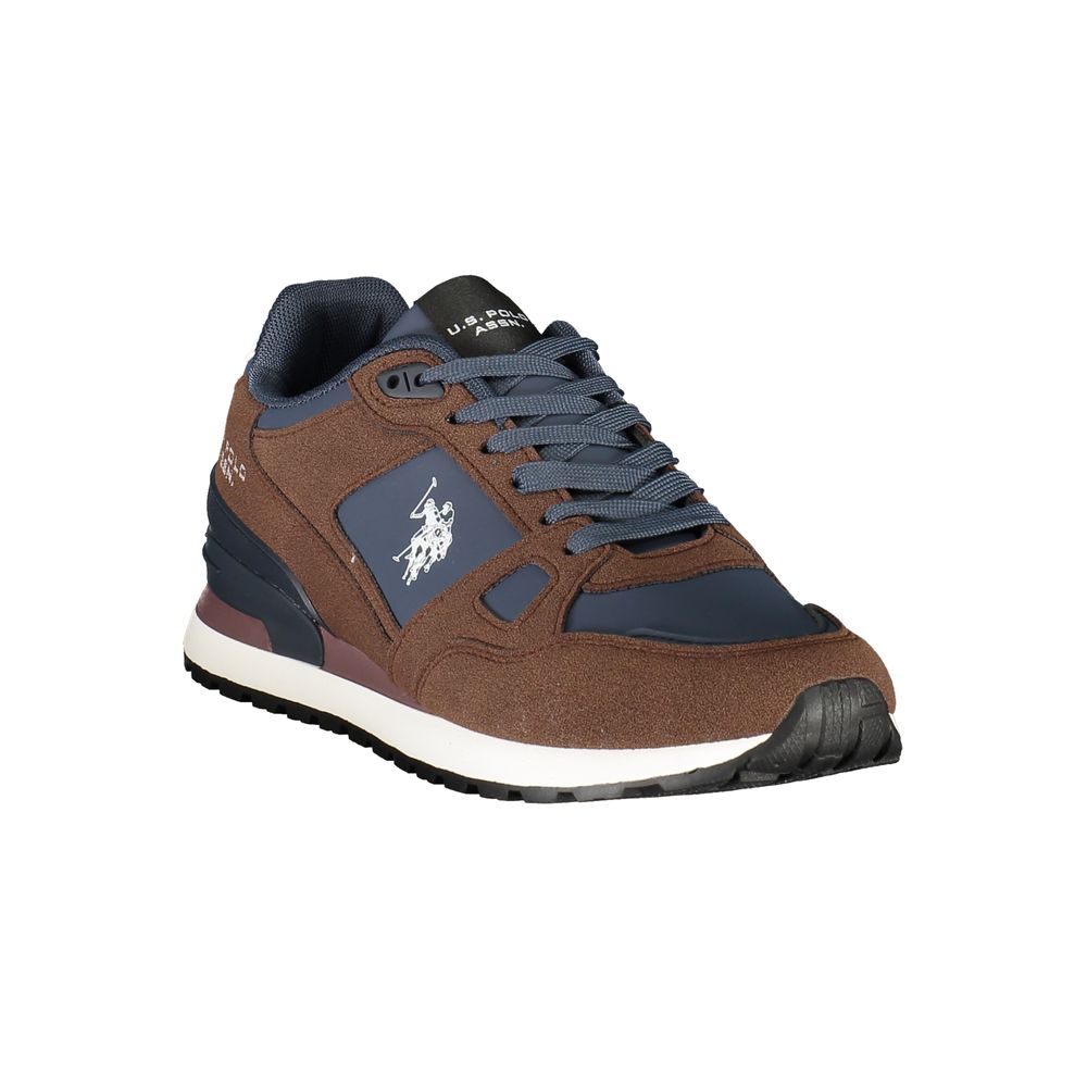 U.S. POLO ASSN. Baskets marron en polyuréthane pour homme