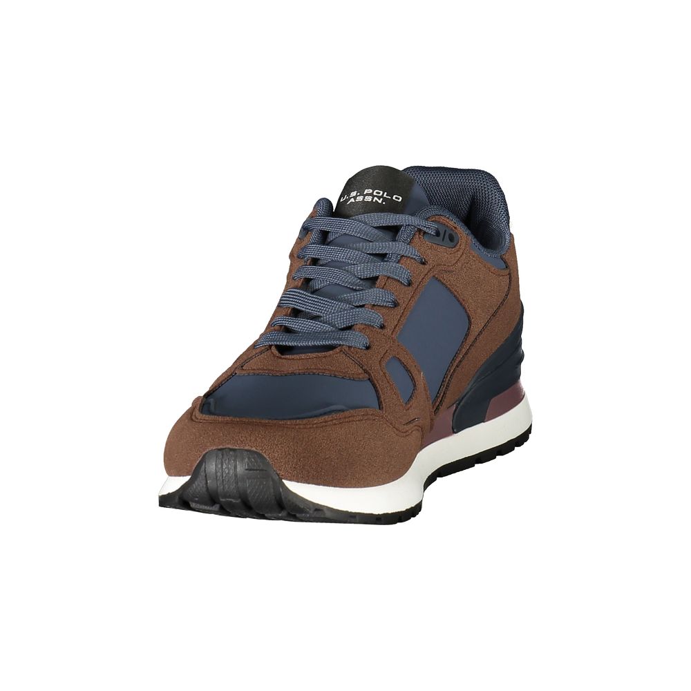 U.S. POLO ASSN. Baskets marron en polyuréthane pour homme