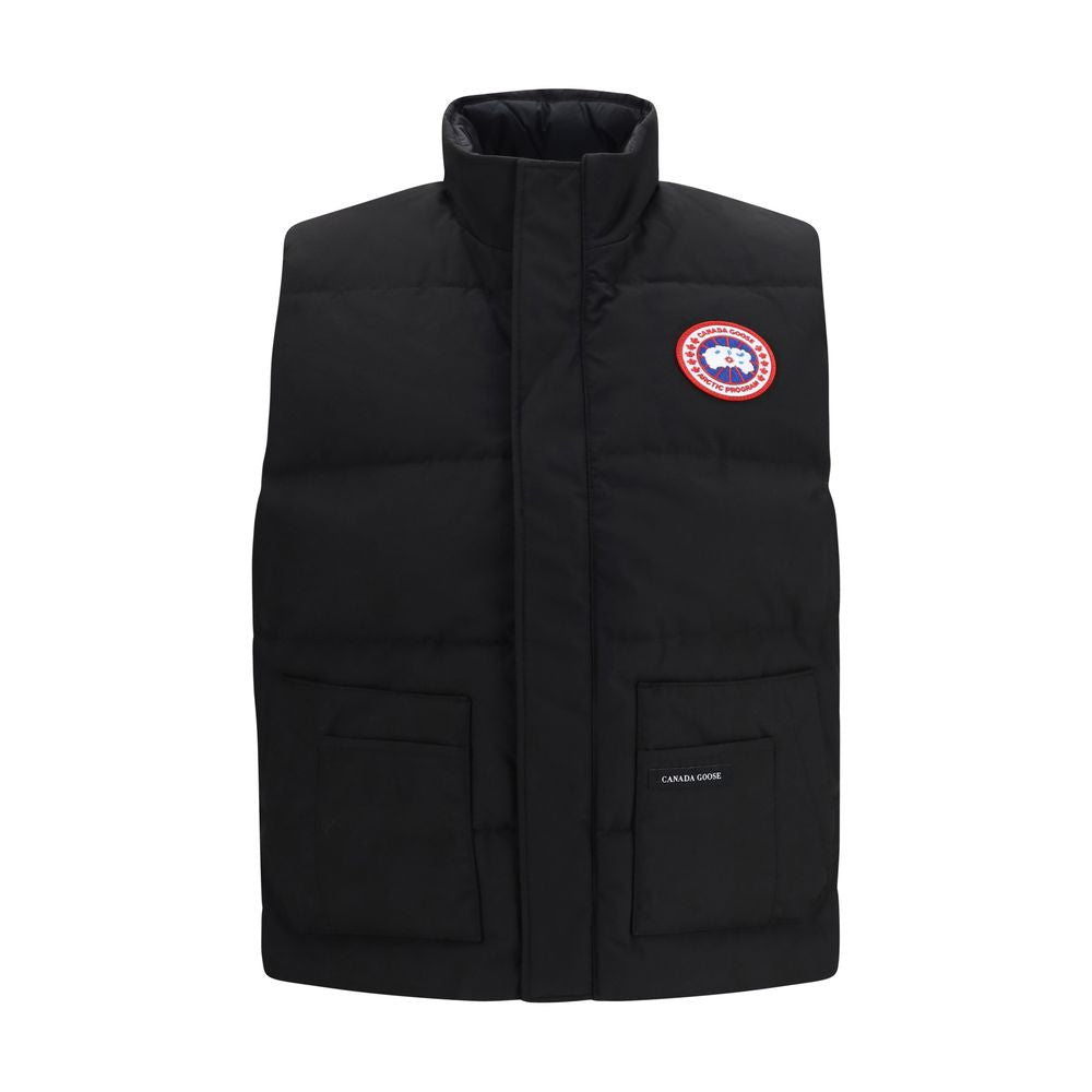 Doudoune sans manches Canada Goose noire en polyester recyclé