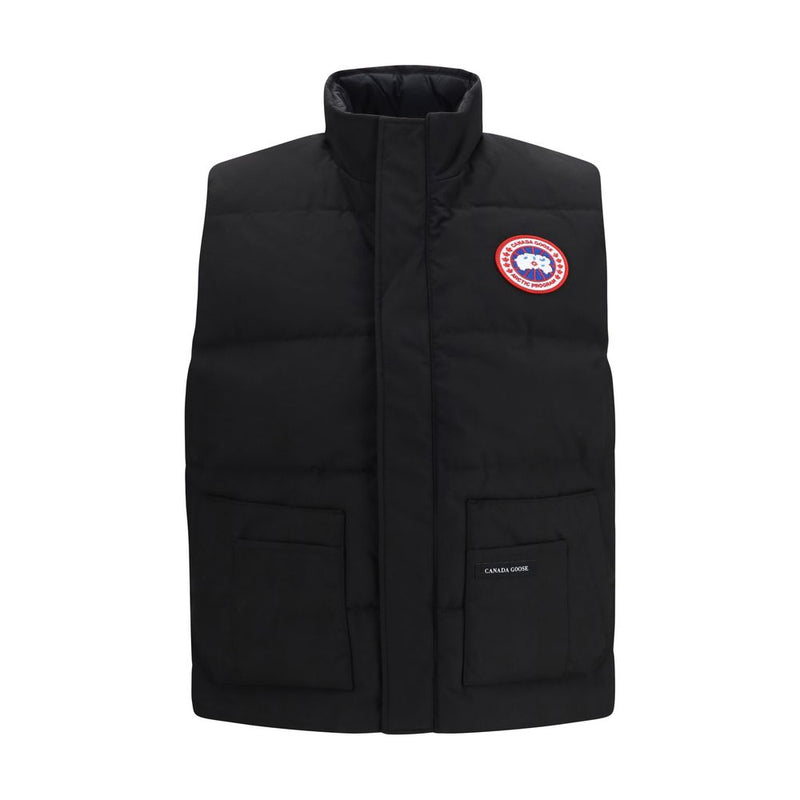 Canada Goose Black Recycled Polyester Sleeveless Jacket