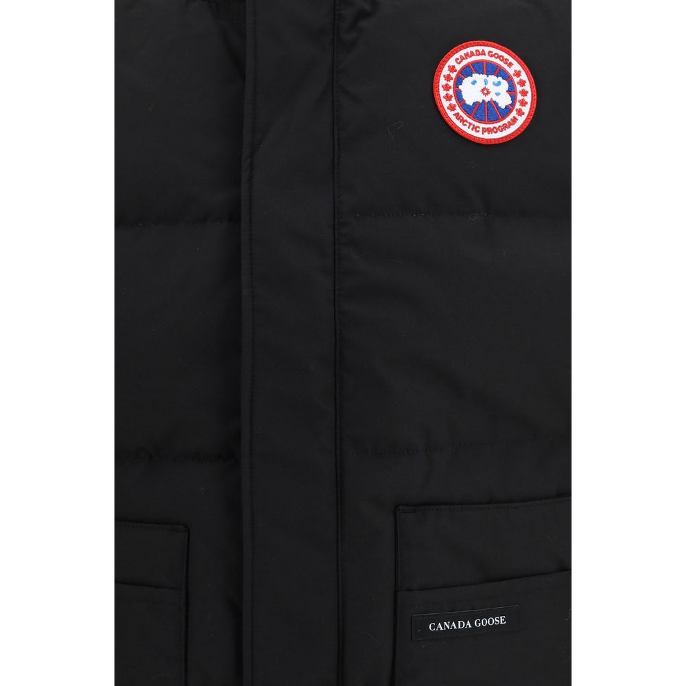 Doudoune sans manches Canada Goose noire en polyester recyclé