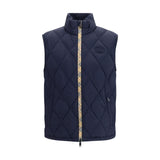 Veste sans manches en polyamide bleu Burberry