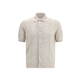 Polo Brunello Cucinelli en coton beige