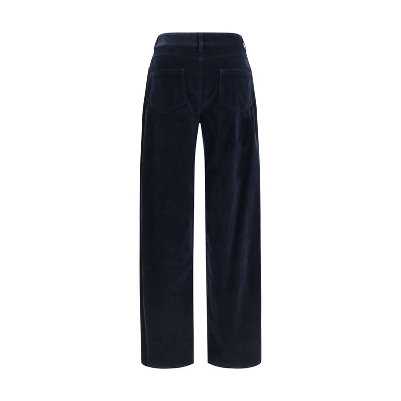 Max Mara Blue Cotton Pants