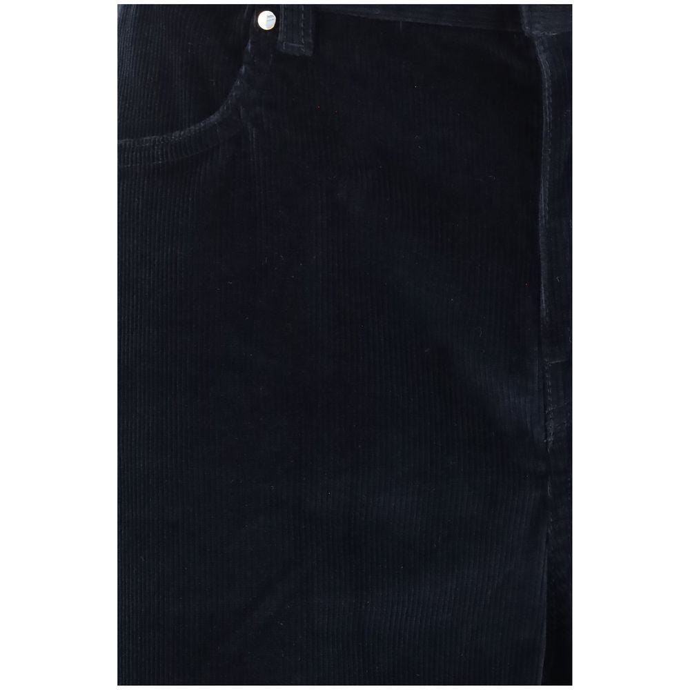 Pantalon en coton bleu Max Mara