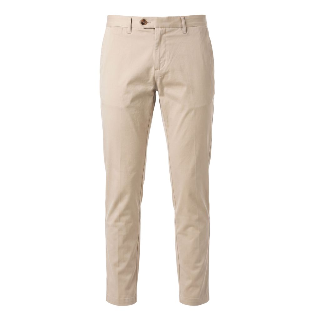 Pantalon en coton beige pour homme Trussardi Jeans