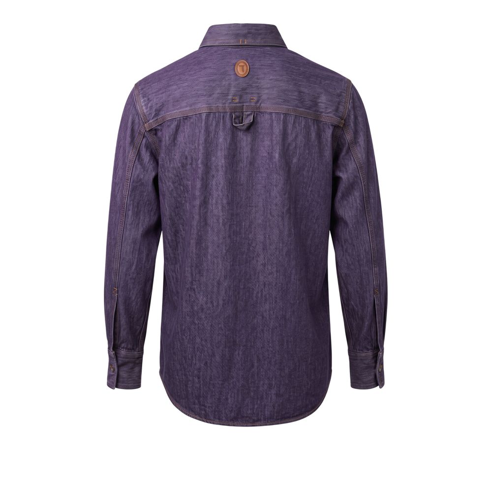 Veste homme Trussardi Jeans en coton violet