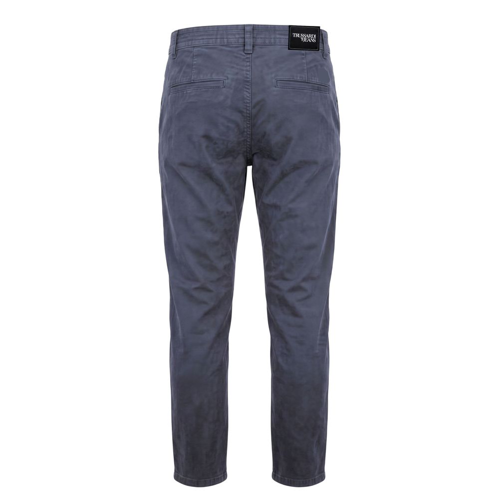Pantalon Homme Trussardi Jeans en Coton Bleu