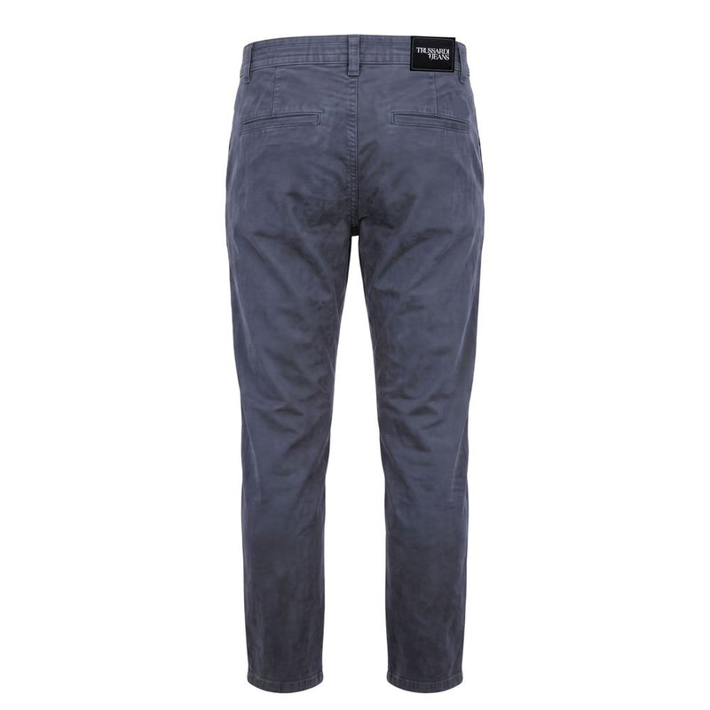 Trussardi Jeans Blue Cotton Men Pant