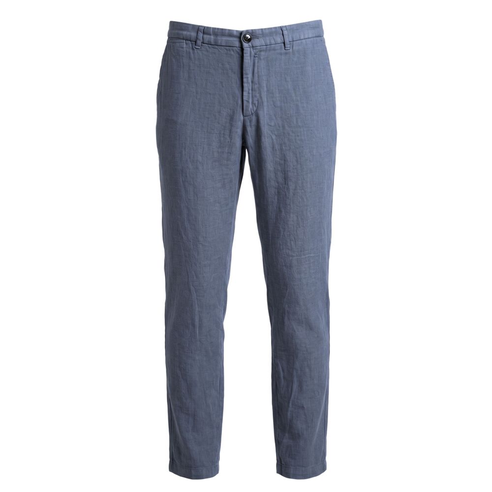Pantalon en lin bleu Trussardi Jeans pour homme