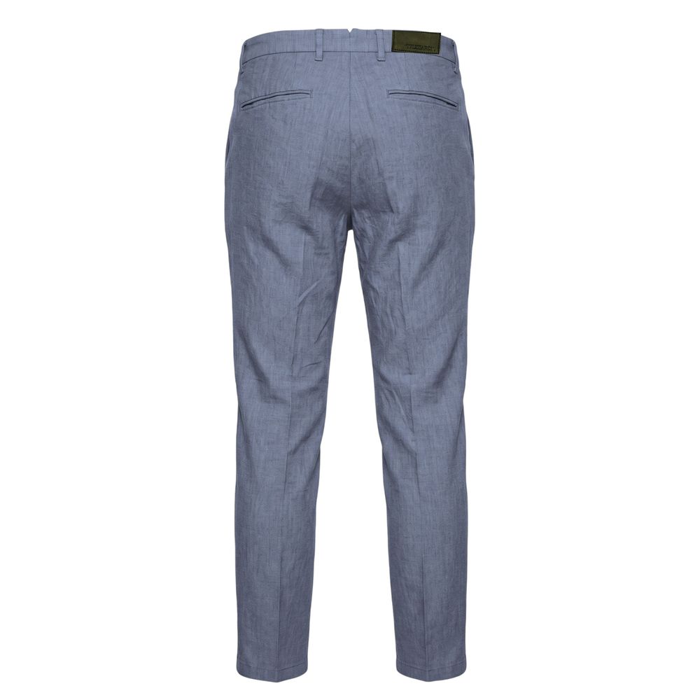 Pantalon en lin bleu Trussardi Jeans pour homme